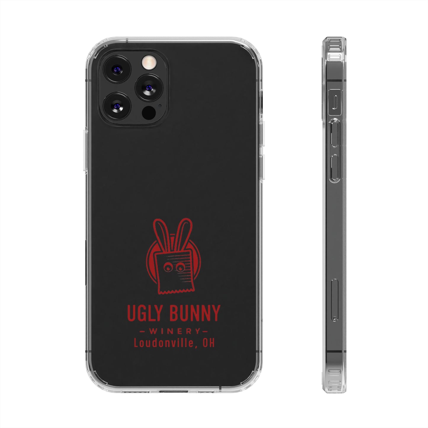 Ugly Bunny Winery Clear Phone Case