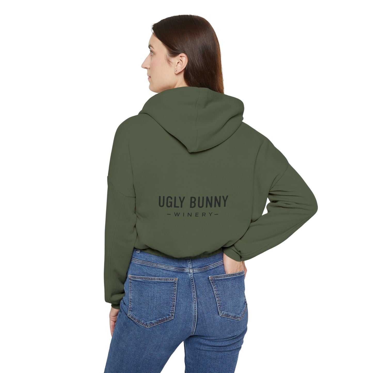 Ugly Bunny Logo Cinched Bottom Hoodie
