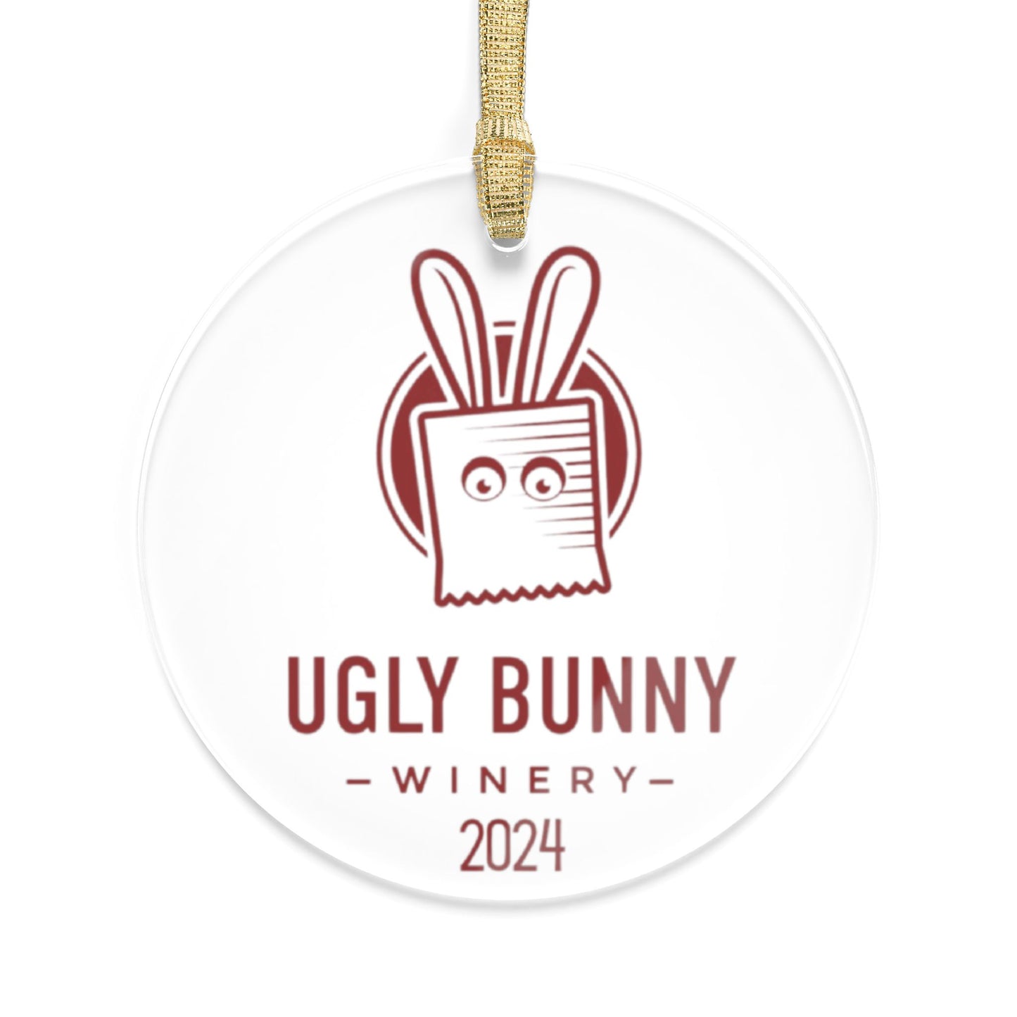 Ugly Bunny Winery Acrylic Ornament