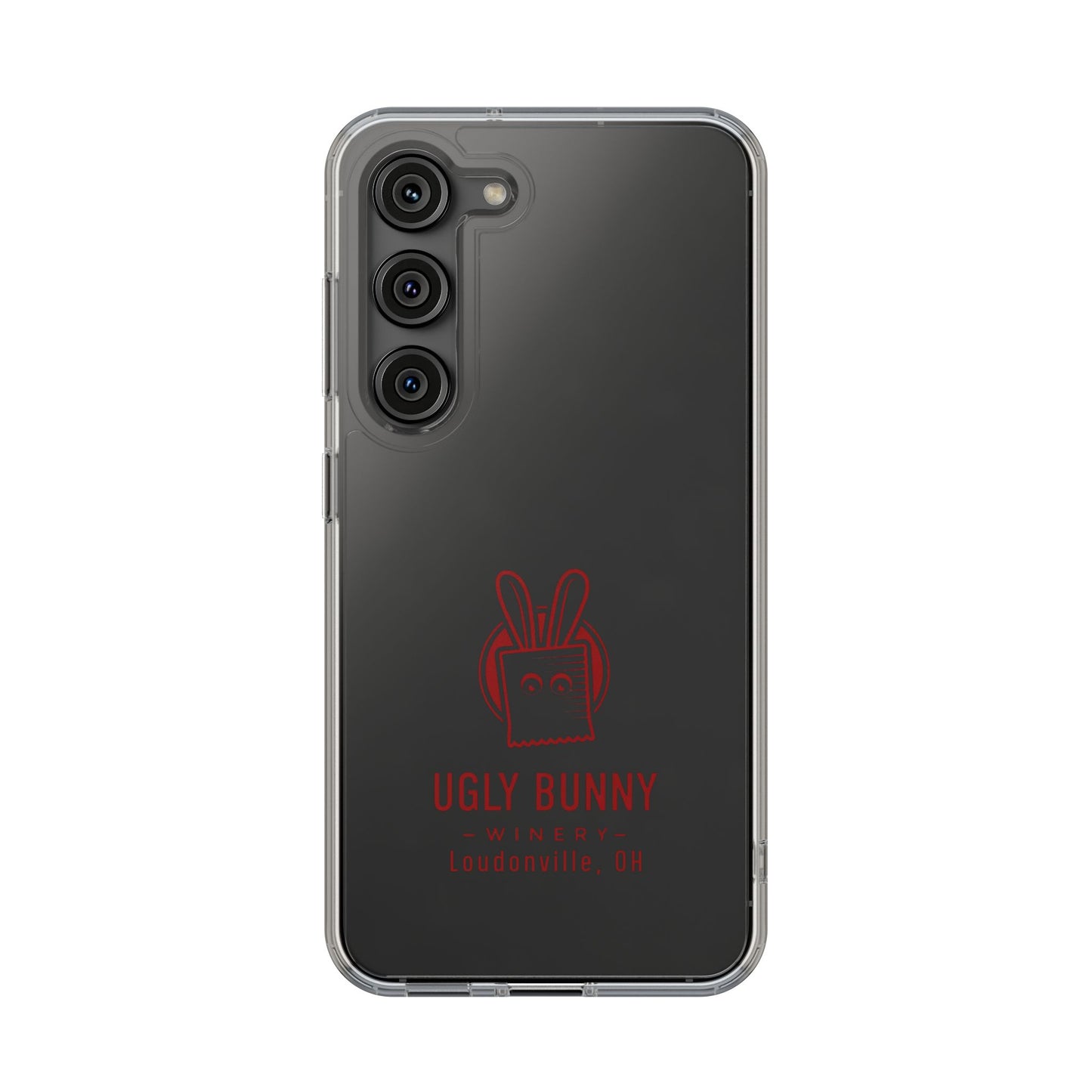 Ugly Bunny Winery Clear Phone Case