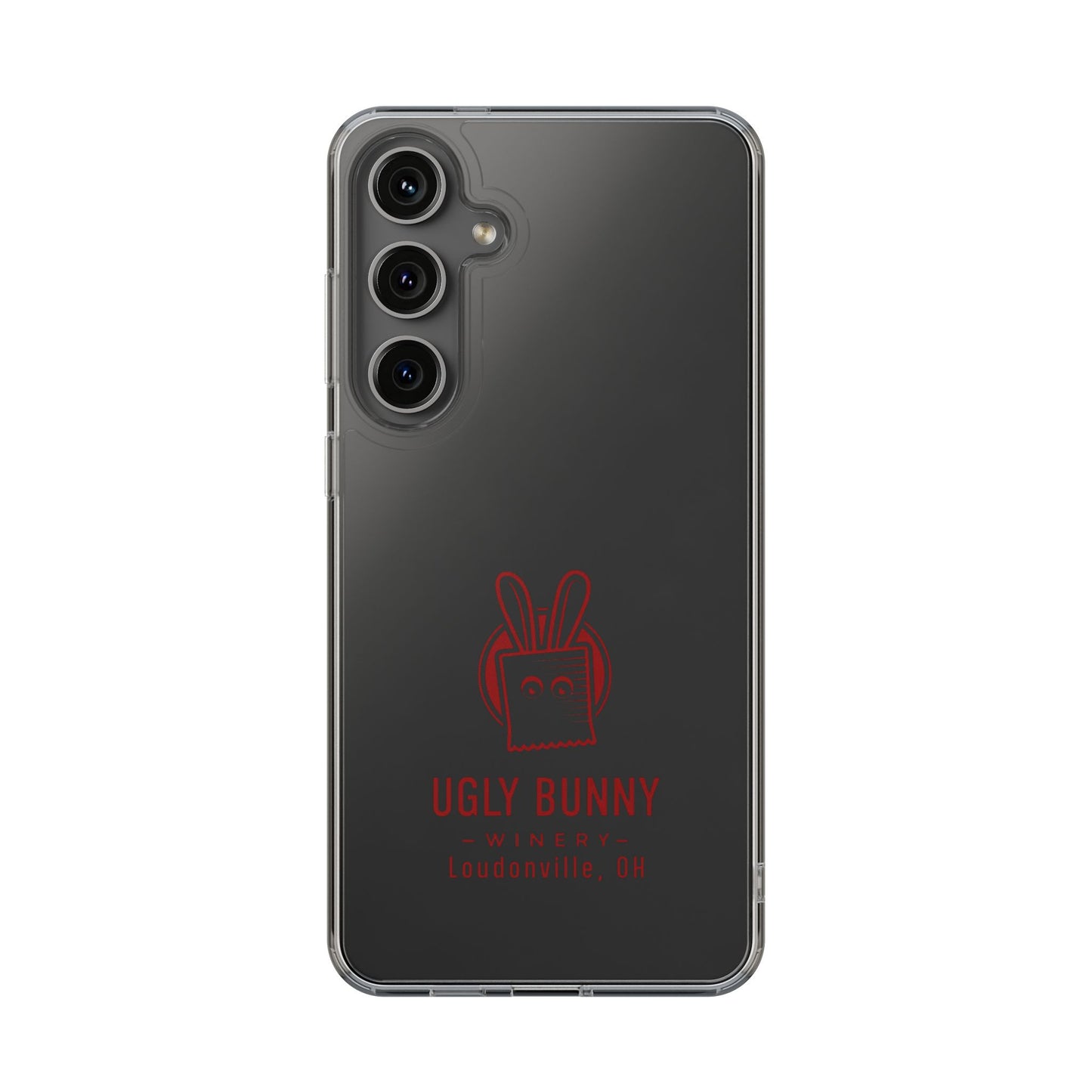 Ugly Bunny Winery Clear Phone Case