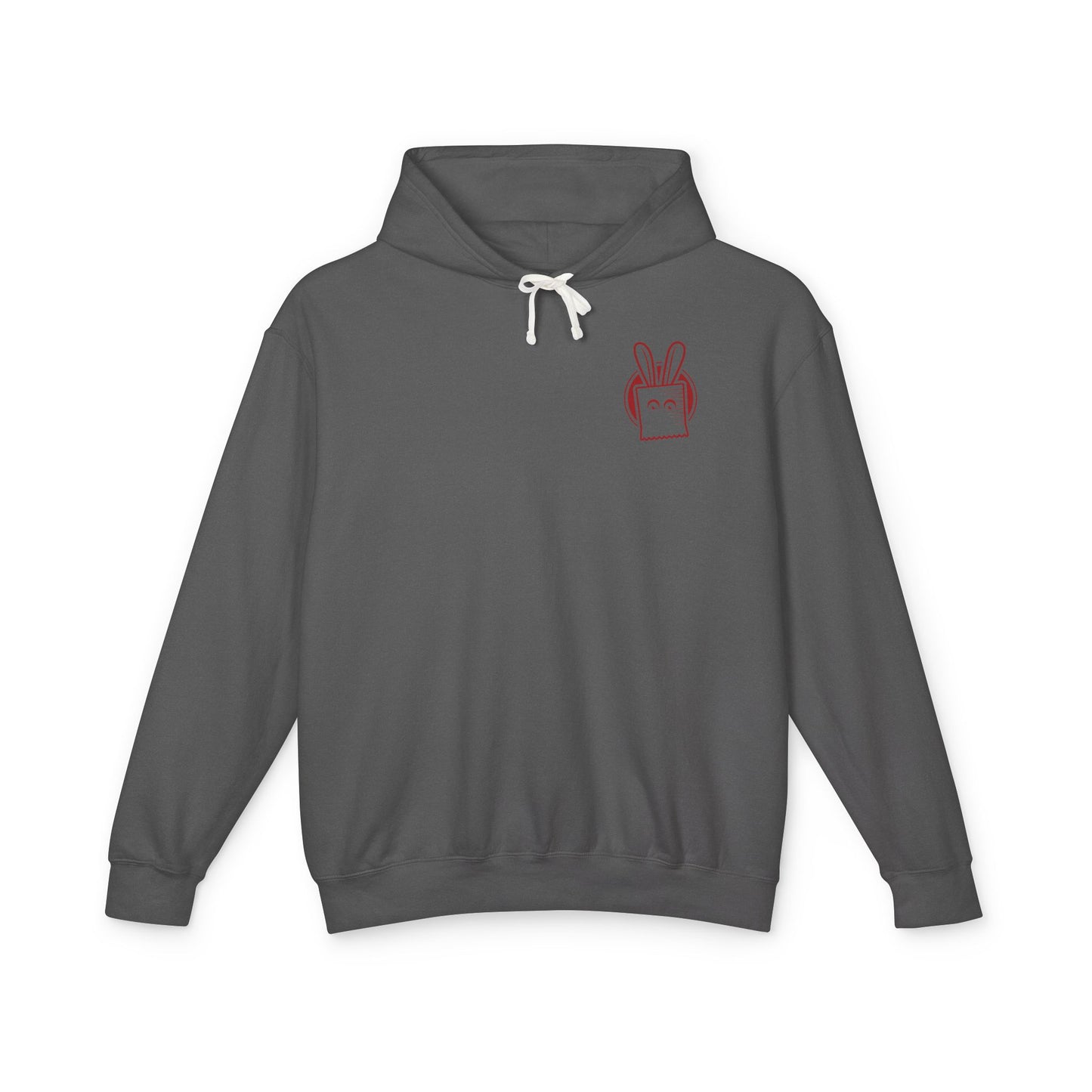 Ugly Bunny Logo - Lightweight Hooded Sweatshirt