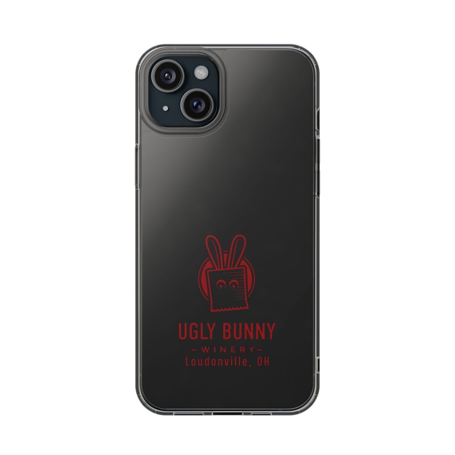 Ugly Bunny Winery Clear Phone Case