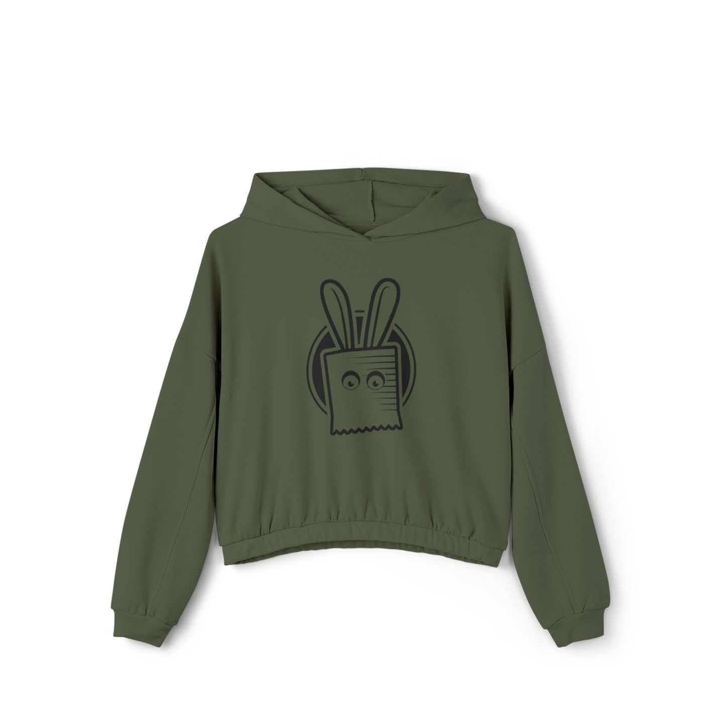Ugly Bunny Logo Cinched Bottom Hoodie