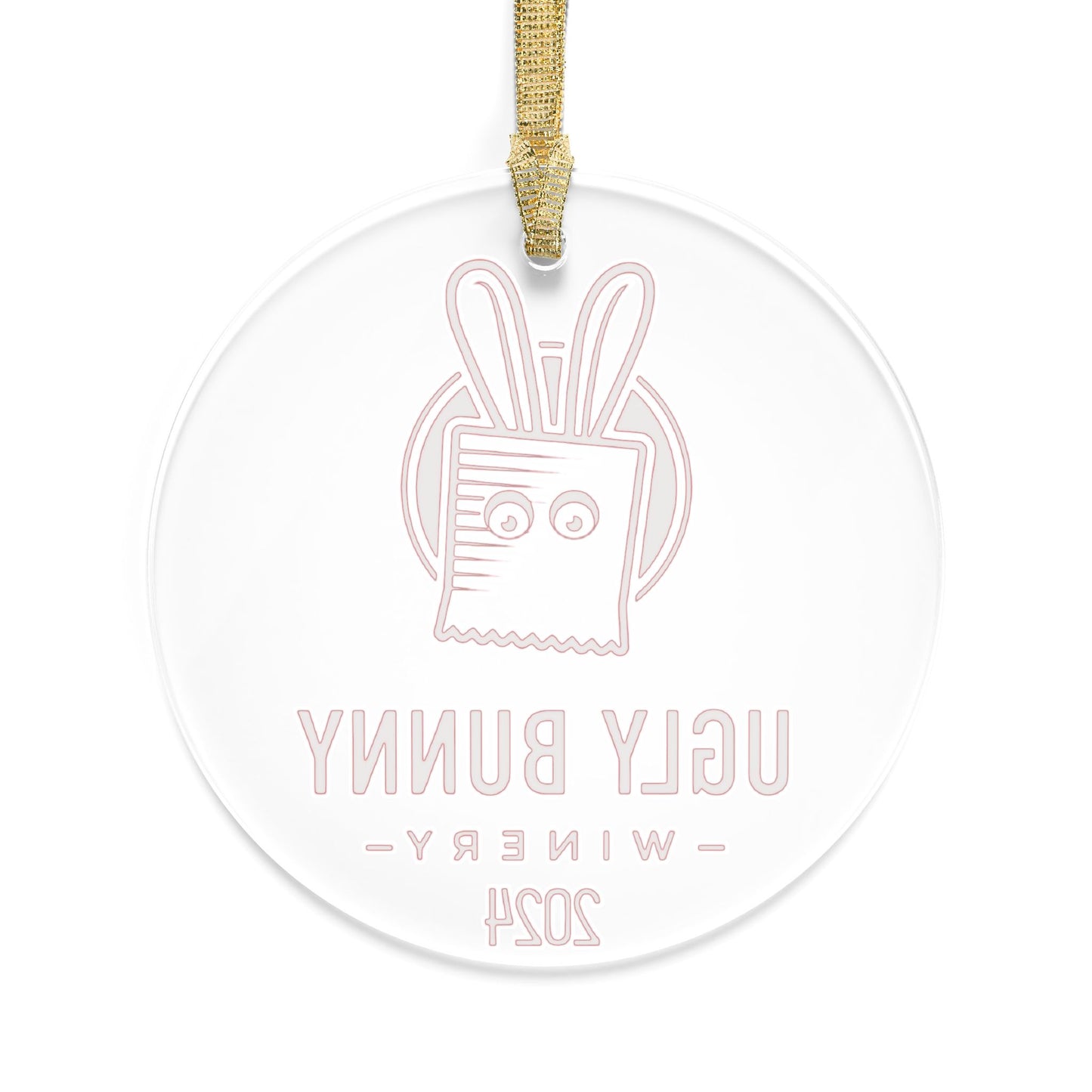 Ugly Bunny Winery Acrylic Ornament