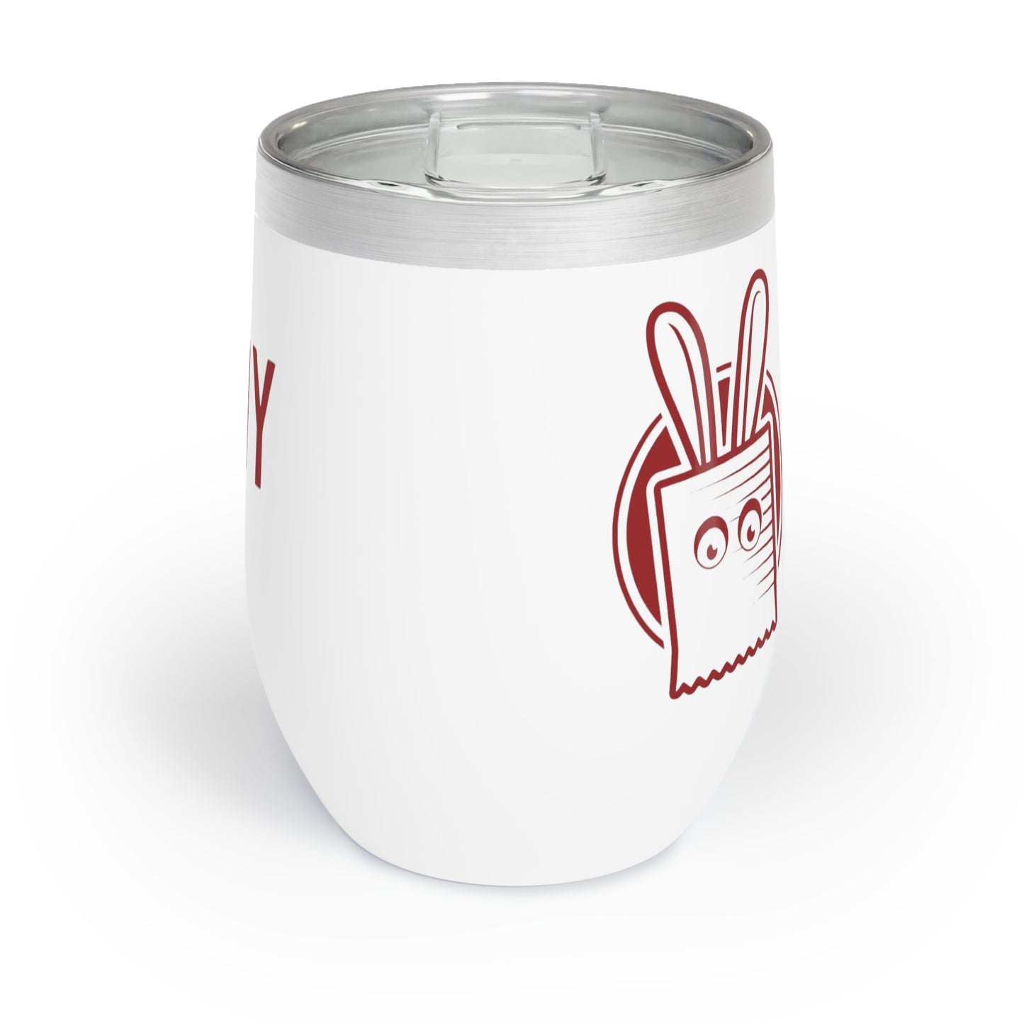 Ugly Bunny Logo Wine Tumbler