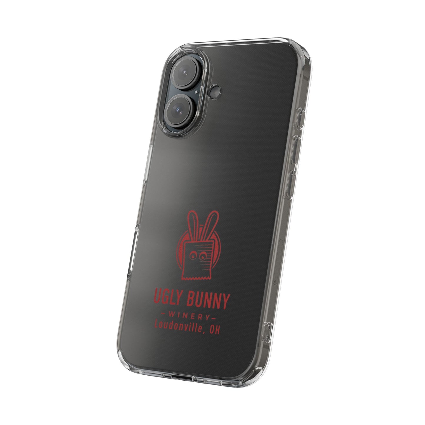 Ugly Bunny Winery Clear Phone Case