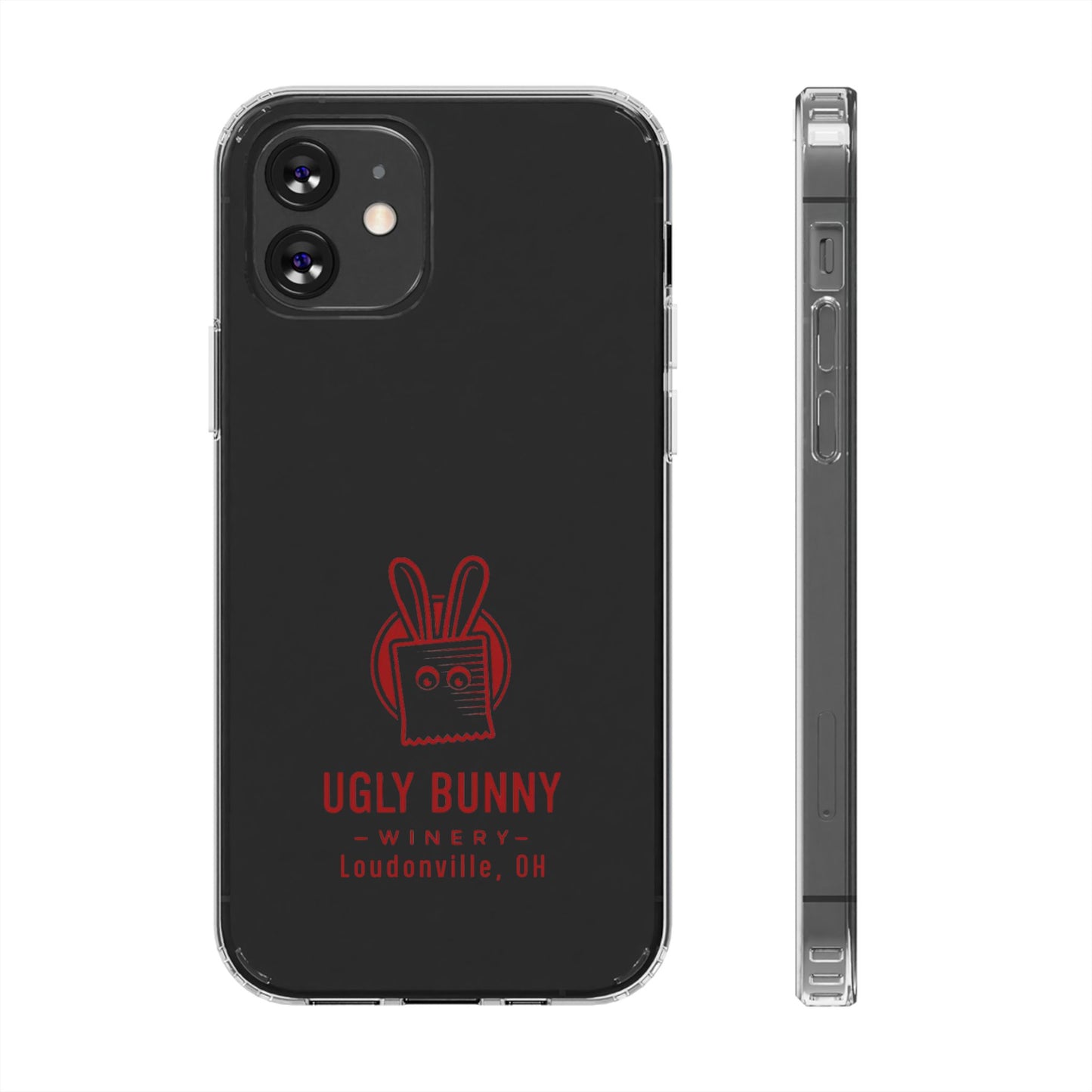 Ugly Bunny Winery Clear Phone Case