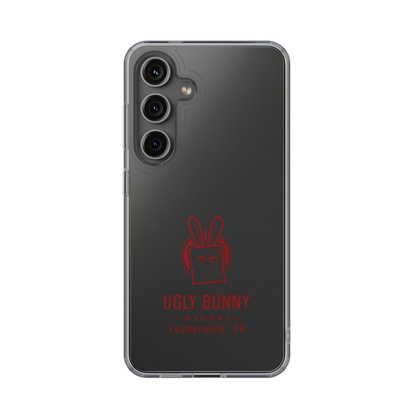 Ugly Bunny Winery Clear Phone Case