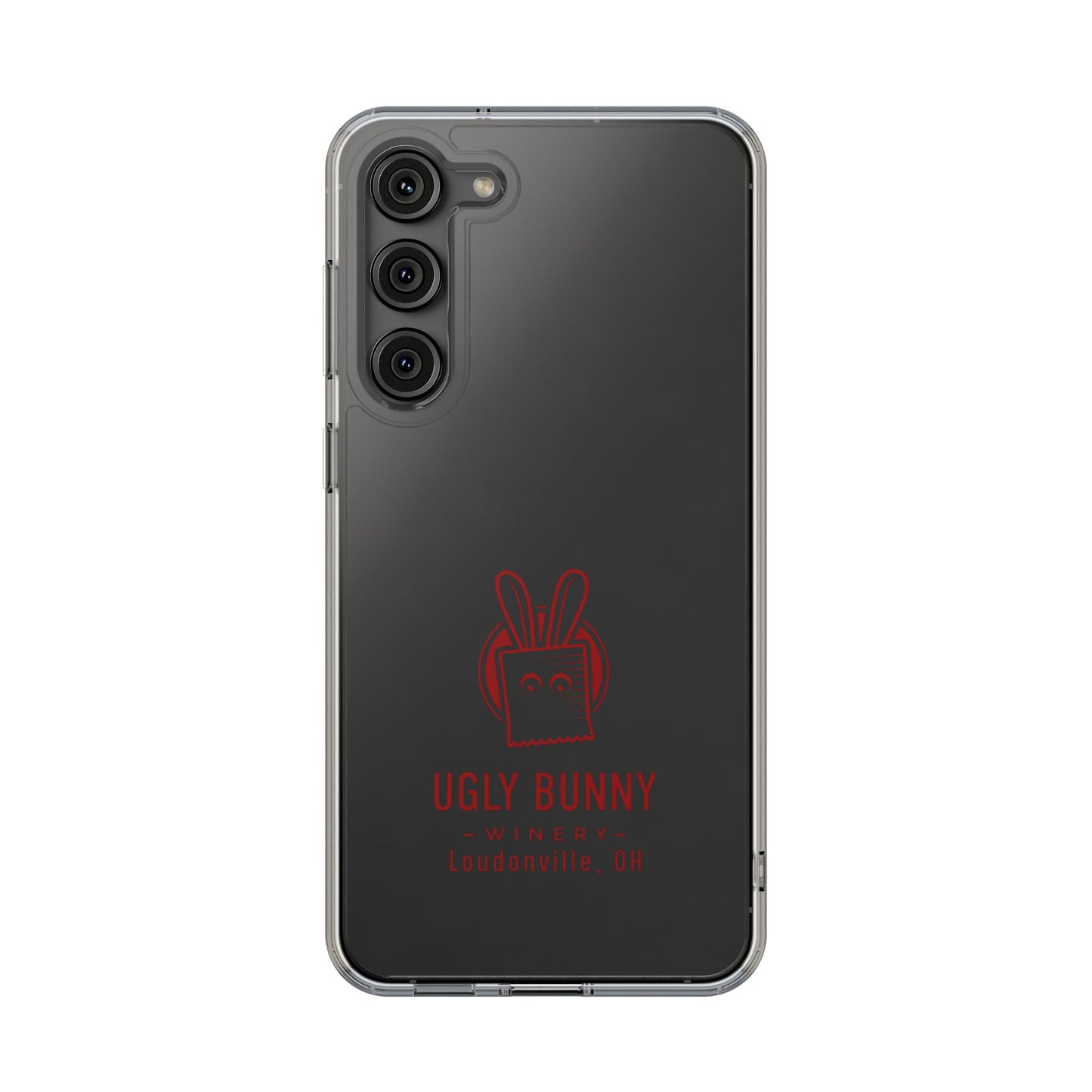Ugly Bunny Winery Clear Phone Case