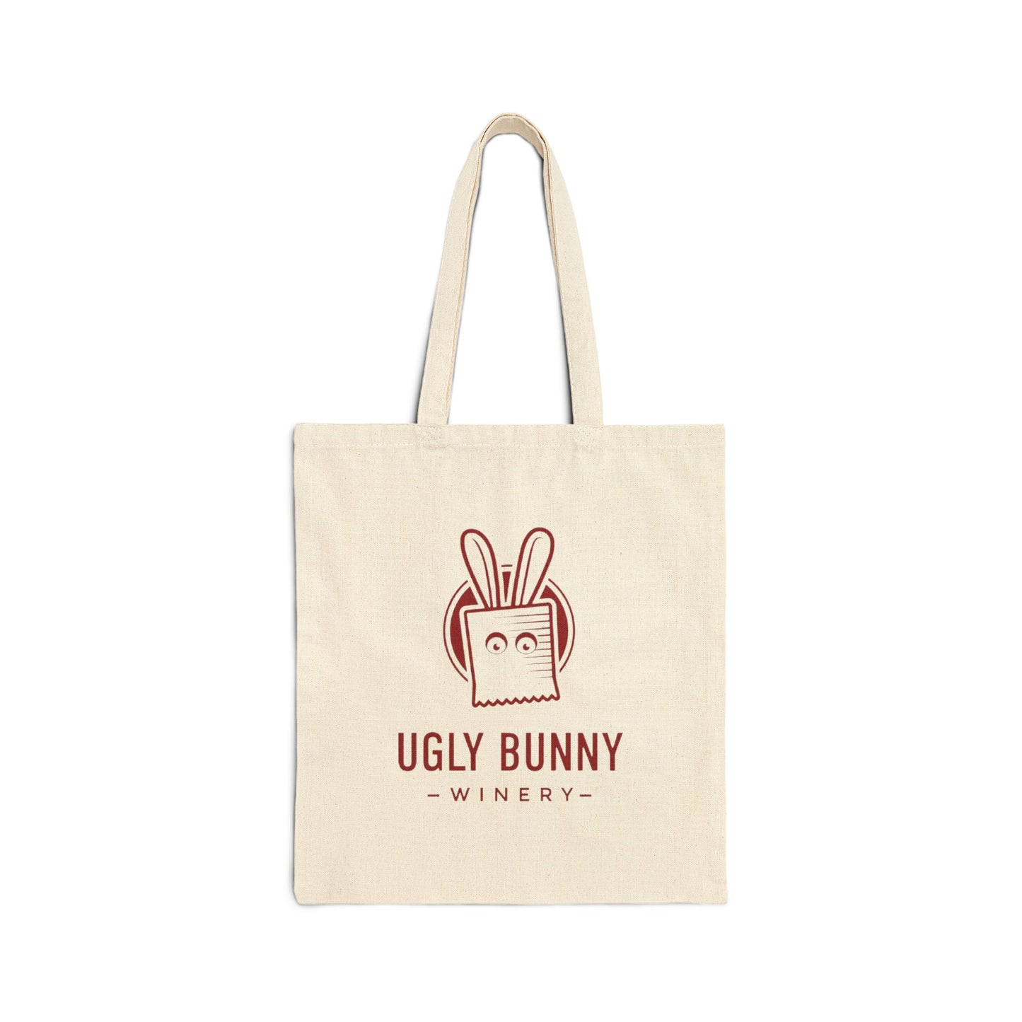 Ugly Bunny Winery Cotton Canvas Tote Bag