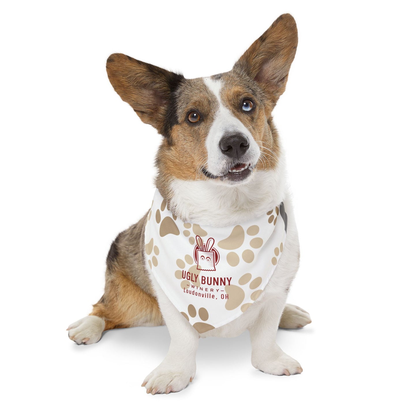 Pet Bandana Collar for Dogs - Ugly Bunny