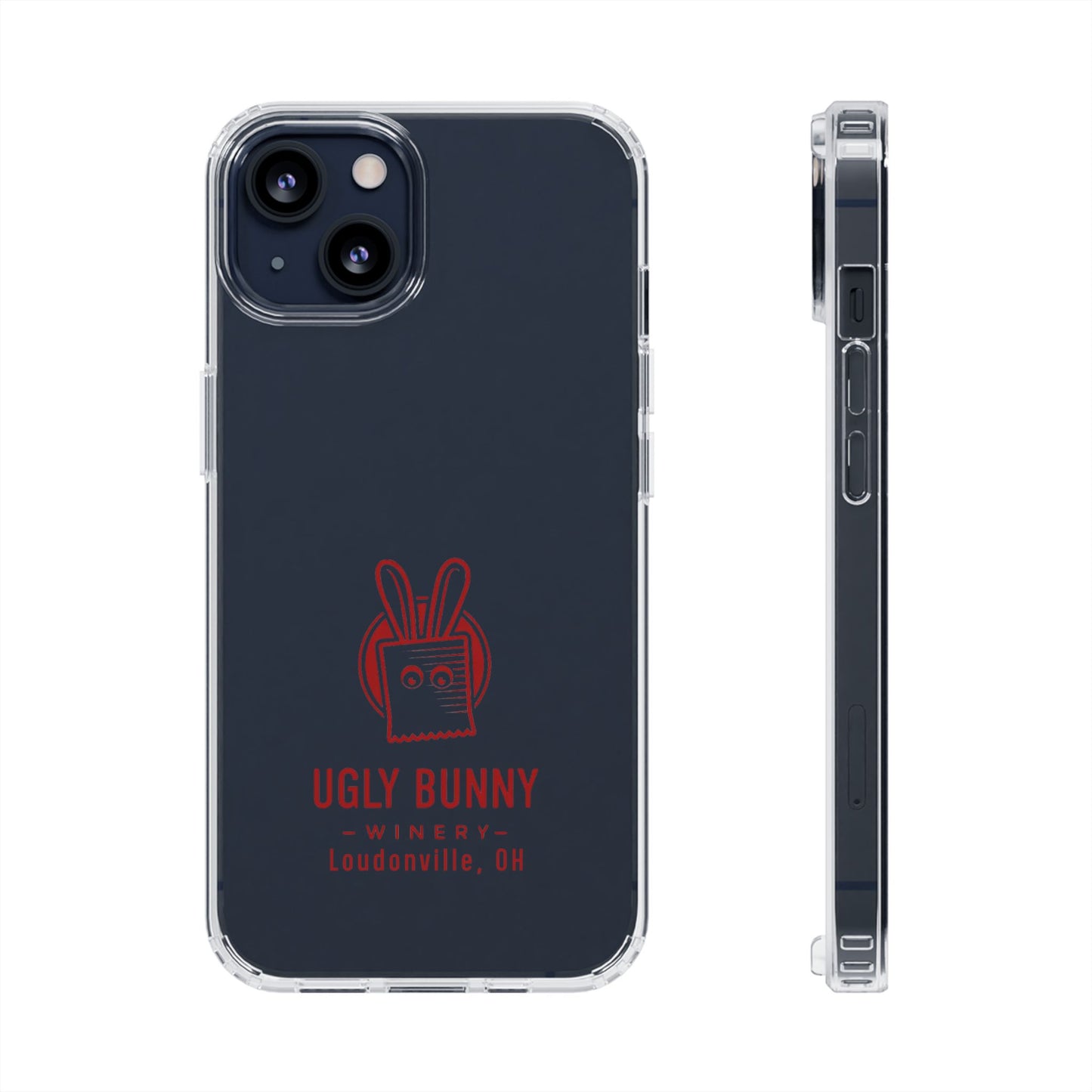 Ugly Bunny Winery Clear Phone Case