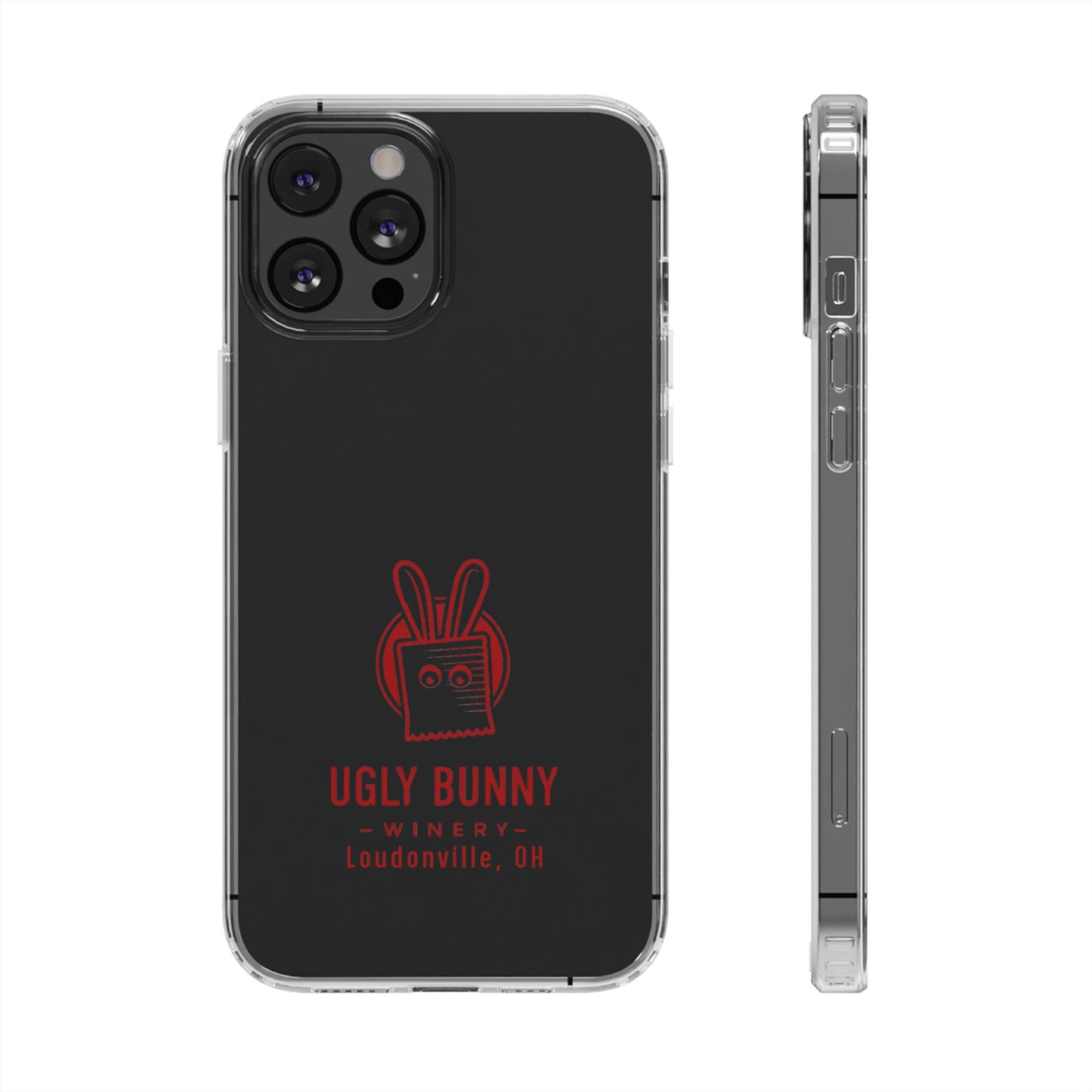 Ugly Bunny Winery Clear Phone Case