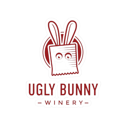 Ugly Bunny Winery Kiss-Cut Stickers