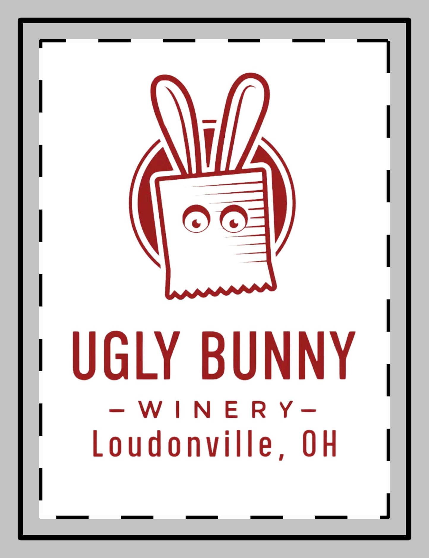 Ugly Bunny Winery Magnet