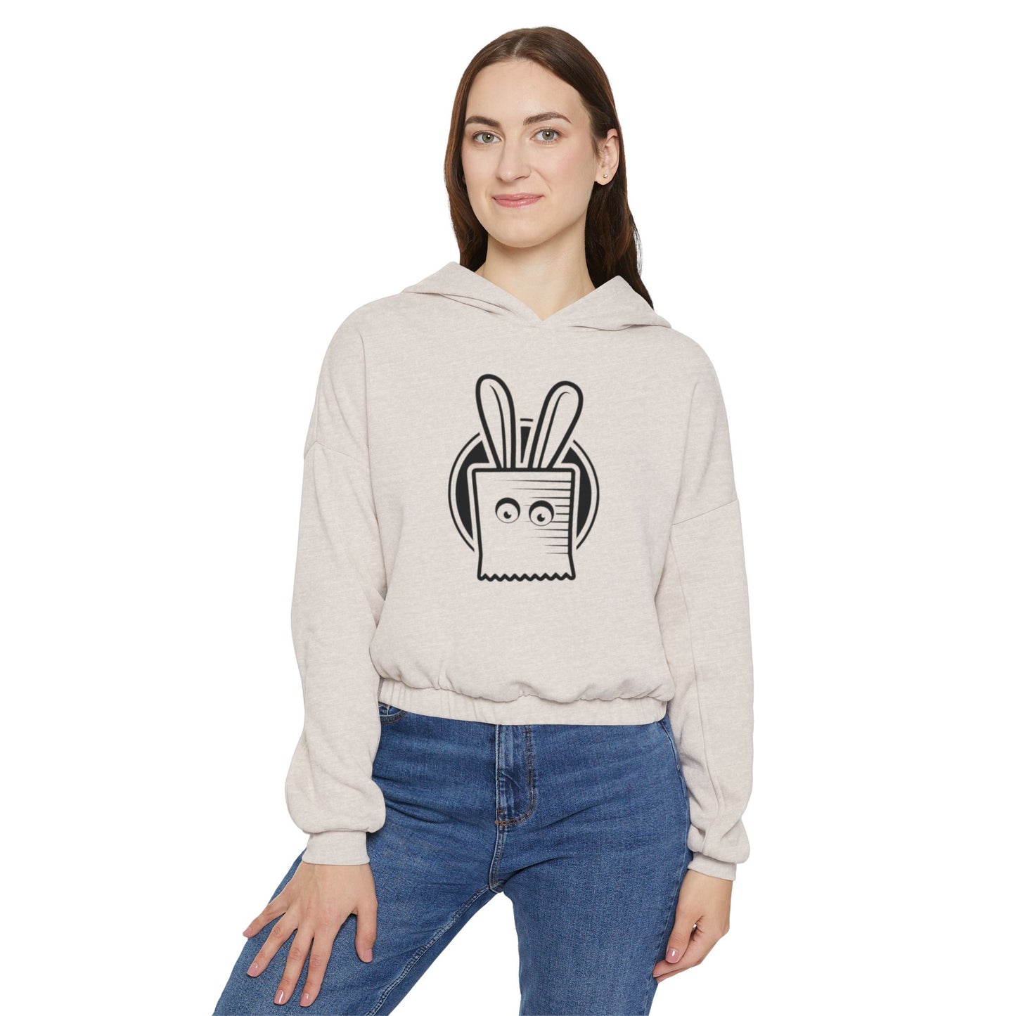 Ugly Bunny Logo Cinched Bottom Hoodie